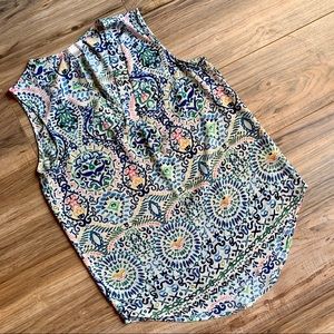 FREE W PURCHASE Sleeveless Patterned Top - 8